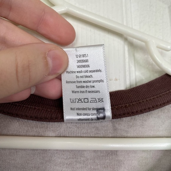 GYMBOREE 2012 Equestrian Club Flower Dot Bow Dress Brown Pink Girl's Size 7 - Picture 7 of 7